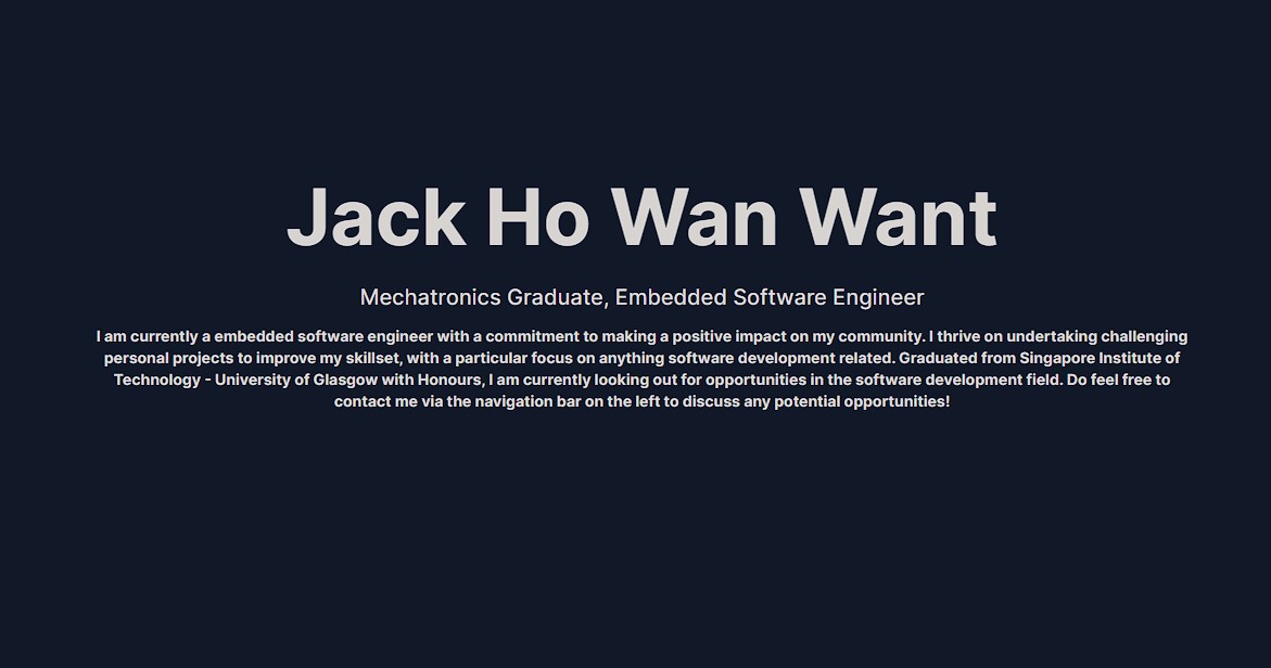Jack's Portfolio